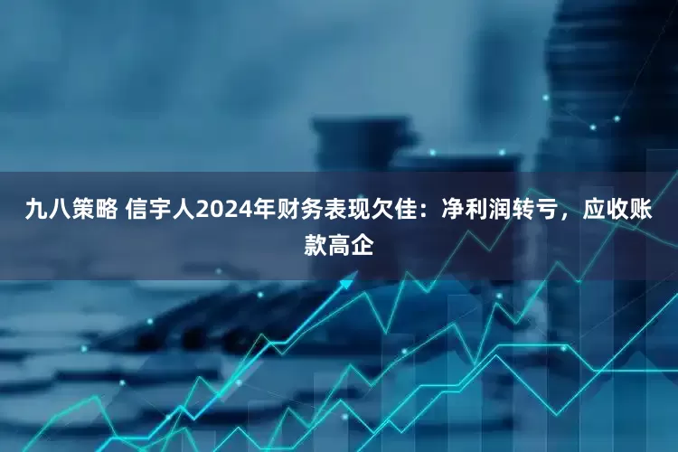 九八策略 信宇人2024年财务表现欠佳：净利润转亏，应收账款高企