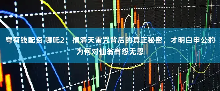 粤有钱配资 哪吒2：搞清天雷咒背后的真正秘密，才明白申公豹为何对仙翁有怨无恩